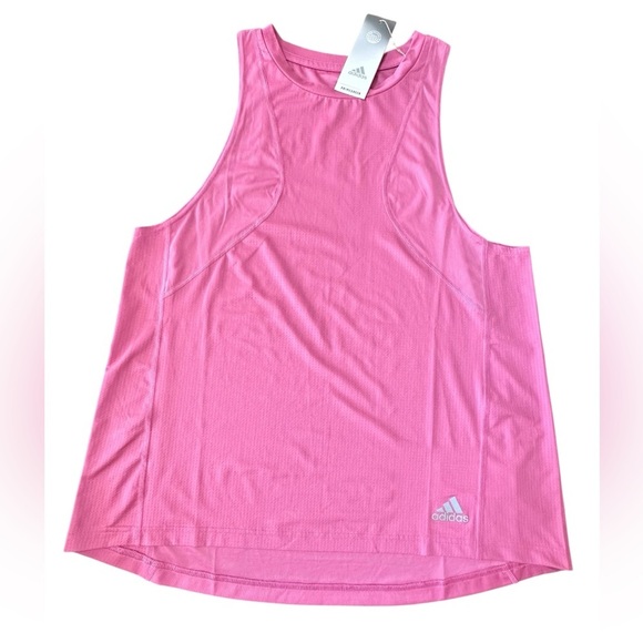 adidas Tops - Adidas NWT Primegreen Running Tank Top Womens M Pink Sleeveless Activewear